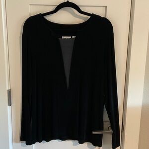 Elegant Black Long Sleeve Top